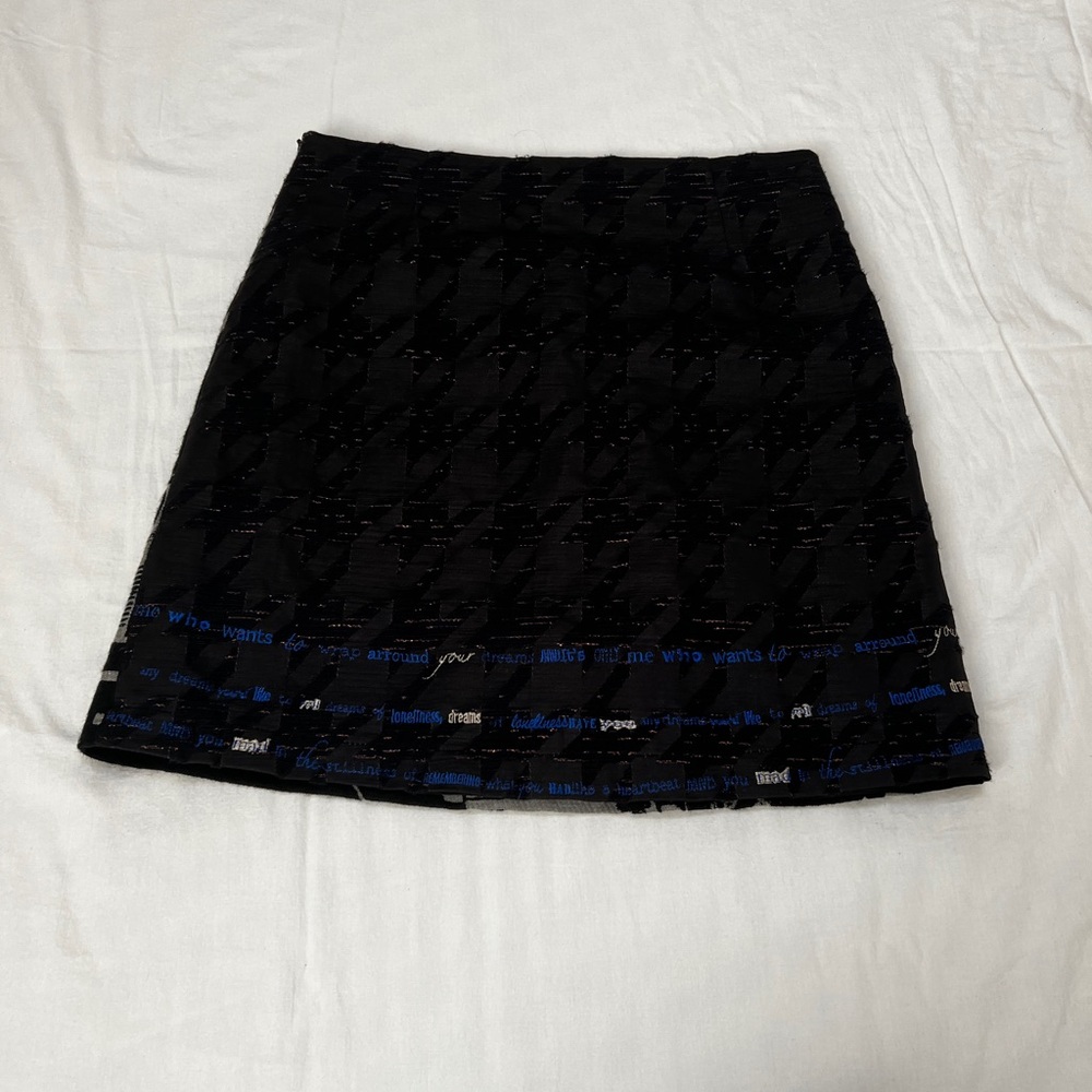 Desigual Cityscape Mini Skirt - Black & Gray - Picture 2 of 3